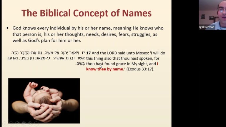 GOD KNOWS US BY NAME