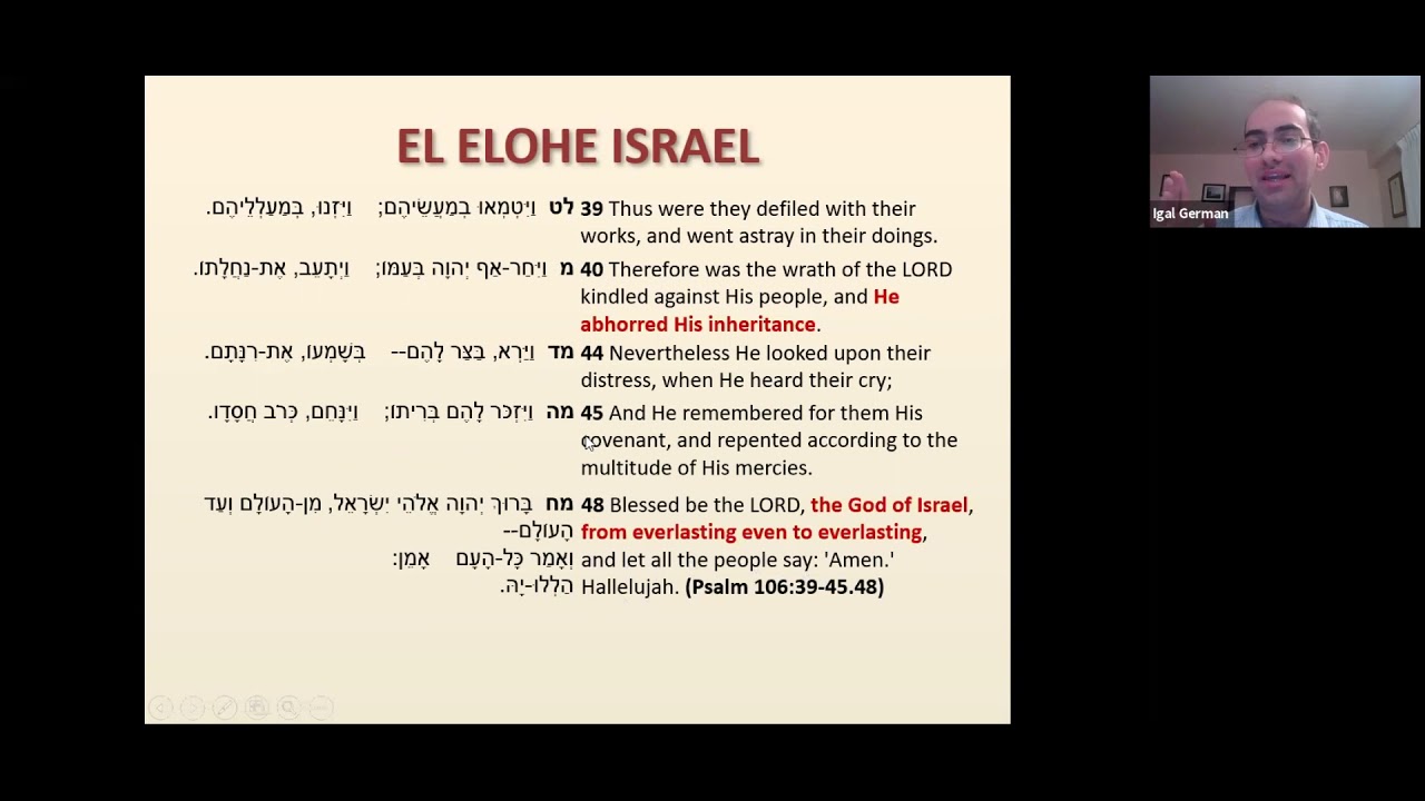 DO YOU KNOW THE GOD OF ISRAEL?
